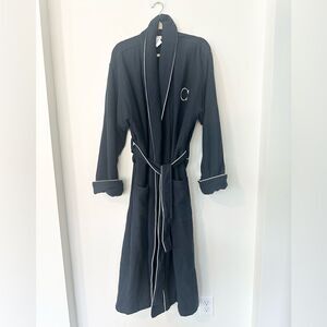 Pottery Barn Waffle Weave “C” Resort Robe L